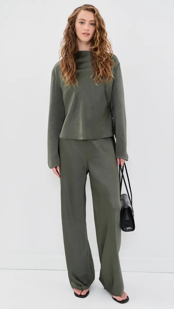 Vince Colette Fluid Satin Bias Pants | Thumbnail 5 Vince Colette Fluid Satin Bias Pants | Thumbnail 5
