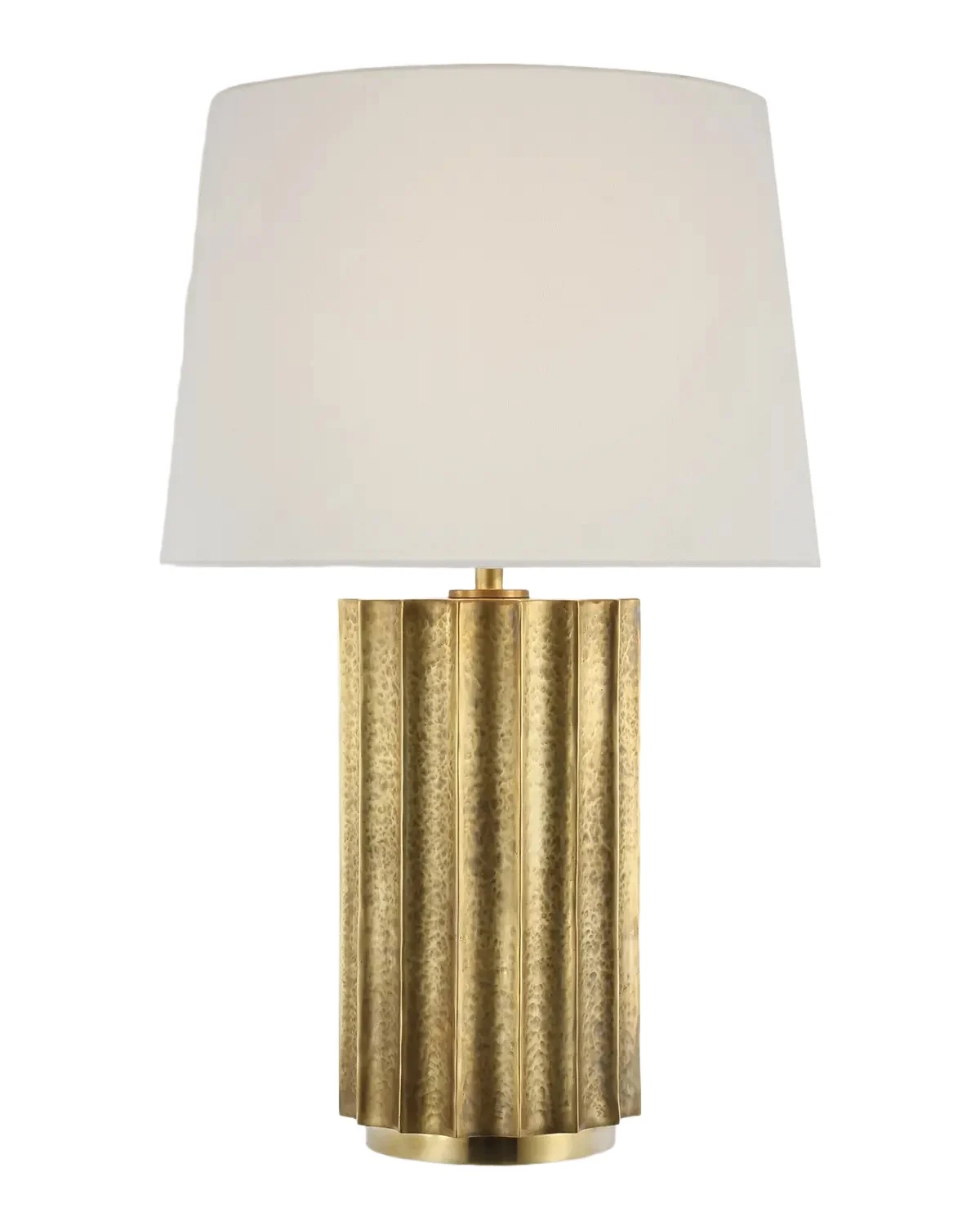 Visual Comfort Signature Kolber Table Lamp With Linen Shade by Ralph Lauren