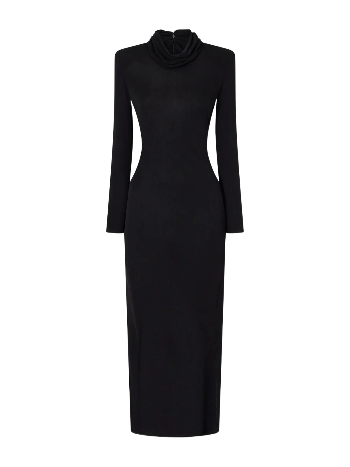 Gathered Crepe Midi Dress Gathered Crepe Midi Dress