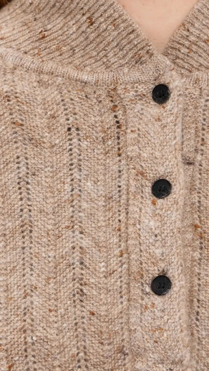 Co Cropped Henley Sweater | Thumbnail 6 Co Cropped Henley Sweater | Thumbnail 6