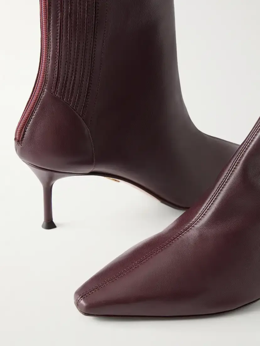 Aquazzura Saint Honoré 65 Leather Ankle Boots | Thumbnail 5