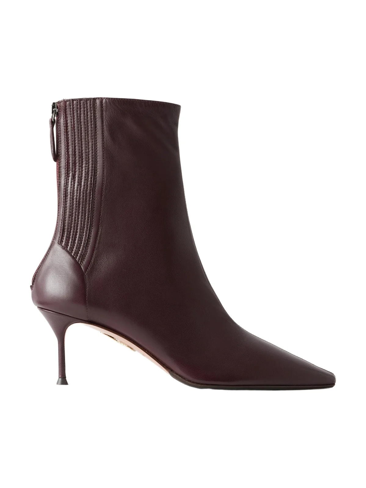 Aquazzura Saint Honoré 65 Leather Ankle Boots