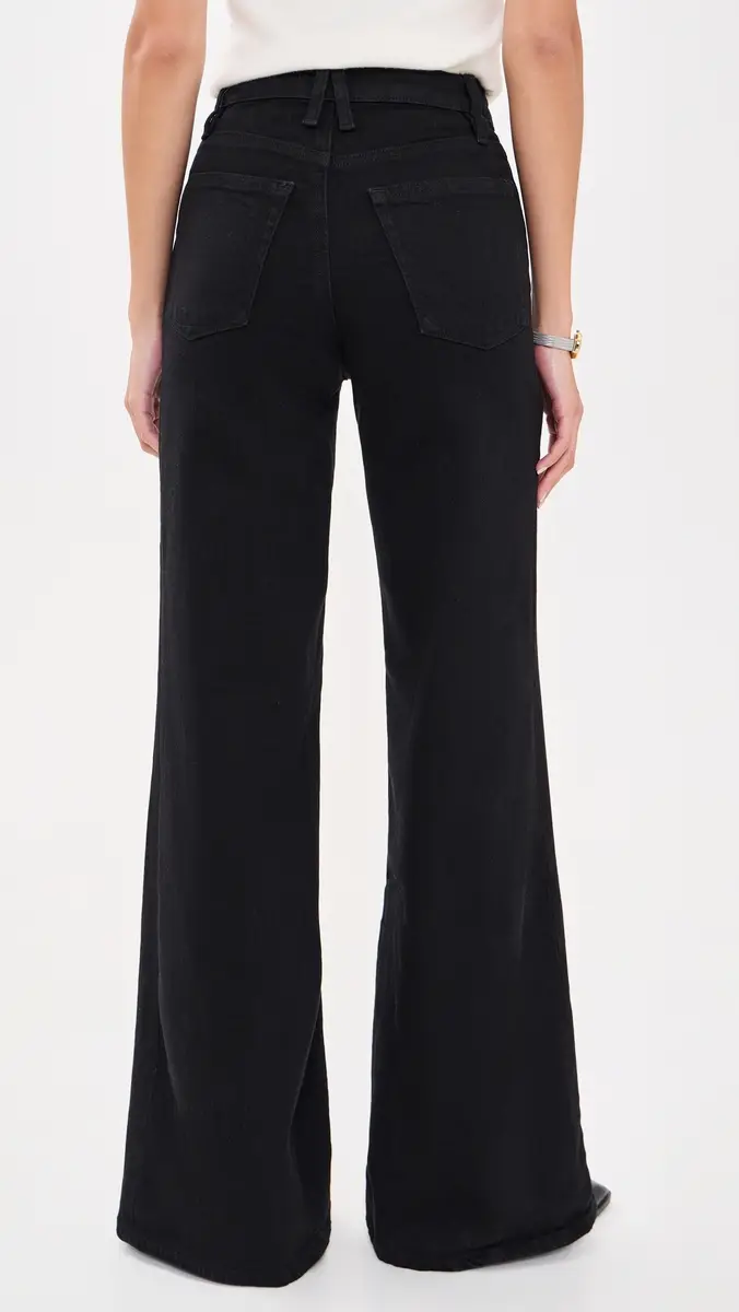 GOOD AMERICAN Soft Tech Good Waist Palazzo Jeans | Thumbnail 3 GOOD AMERICAN Soft Tech Good Waist Palazzo Jeans | Thumbnail 3