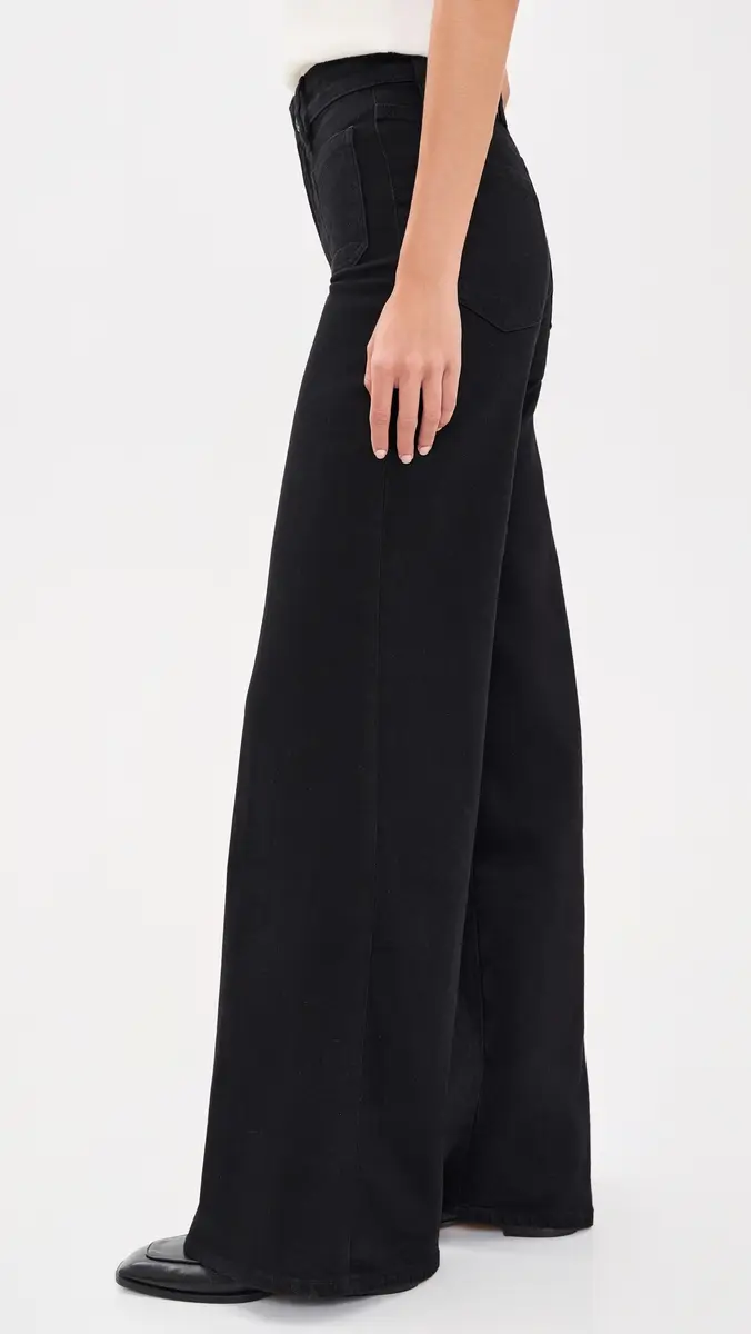 GOOD AMERICAN Soft Tech Good Waist Palazzo Jeans | Thumbnail 4 GOOD AMERICAN Soft Tech Good Waist Palazzo Jeans | Thumbnail 4
