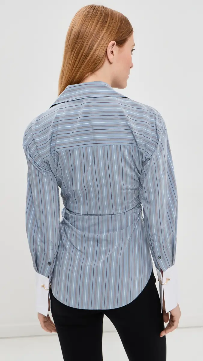 Veronica Beard Devra Button Down Shirt | Thumbnail 3 Veronica Beard Devra Button Down Shirt | Thumbnail 3