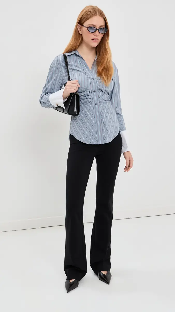 Veronica Beard Devra Button Down Shirt | Thumbnail 5 Veronica Beard Devra Button Down Shirt | Thumbnail 5
