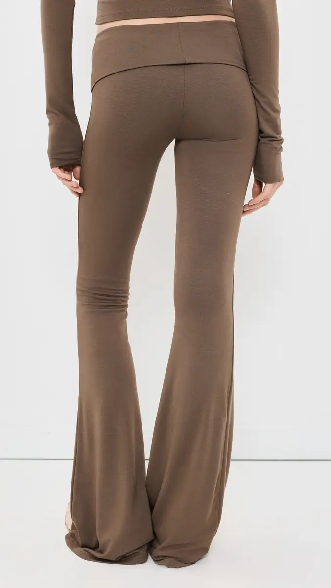 ÉTERNE Fold Over Flare Pants | Thumbnail 3 ÉTERNE Fold Over Flare Pants | Thumbnail 3