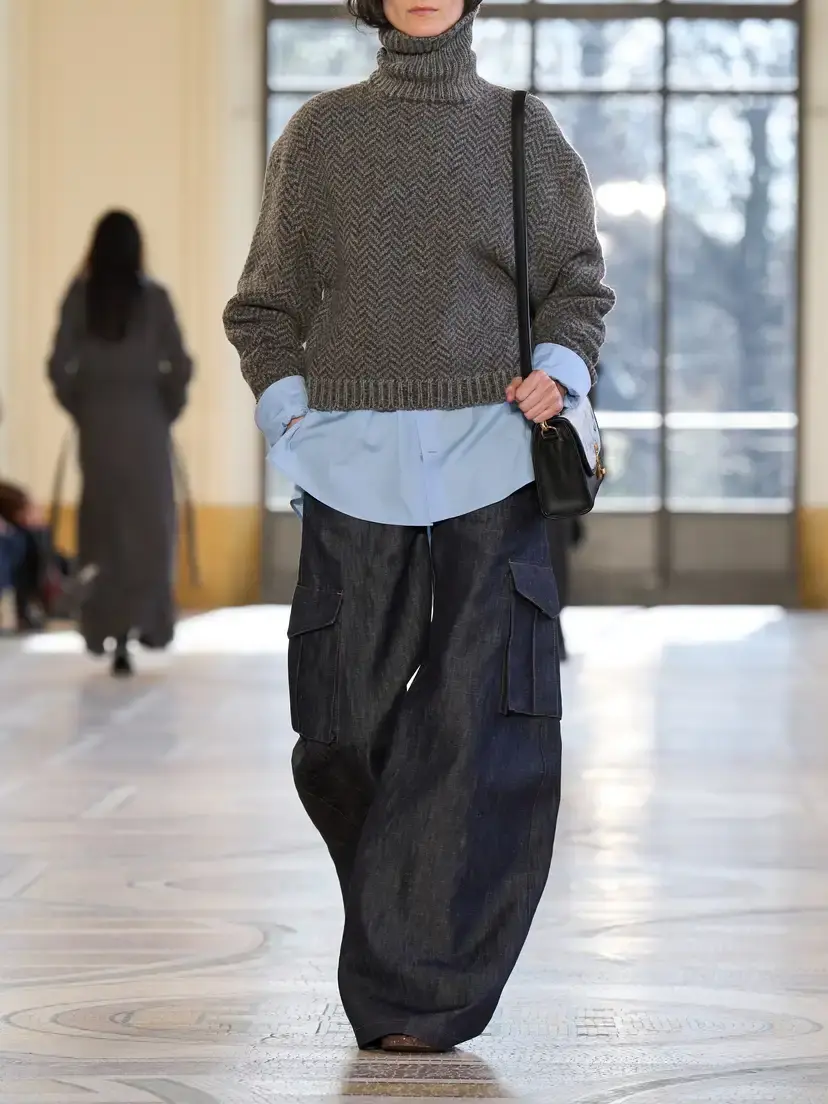 Gabriela Hearst Courtney Herringbone Cashmere Turtleneck Sweater | Thumbnail 6