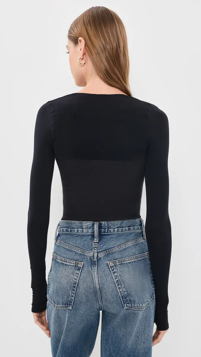 Commando Ballet Body Shrug with Thumbholes Black | Thumbnail 3 Commando Ballet Body Shrug with Thumbholes Black | Thumbnail 3