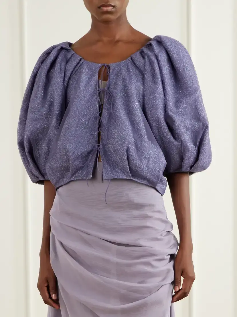 Pauline Dujancourt Lauren Printed Tulle Jacket | Thumbnail 3 Pauline Dujancourt Lauren Printed Tulle Jacket | Thumbnail 3