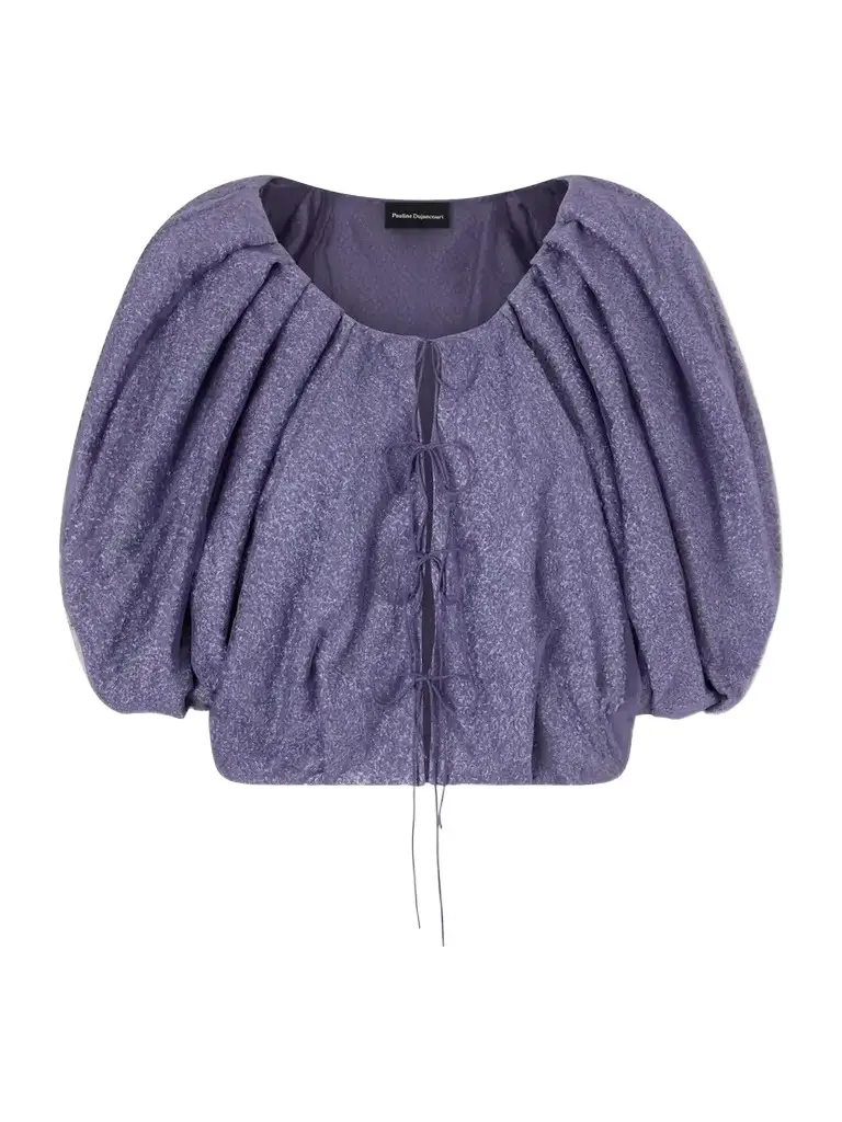 Pauline Dujancourt Lauren Printed Tulle Jacket