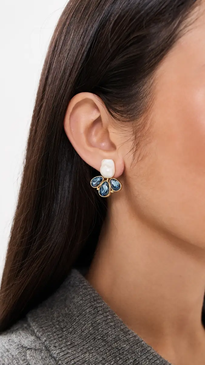 Lele Sadoughi Horizon Stud Earrings | Thumbnail 3 Lele Sadoughi Horizon Stud Earrings | Thumbnail 3