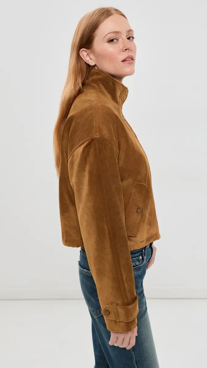 Veronica Beard Bateman Suede Jacket | Thumbnail 4 Veronica Beard Bateman Suede Jacket | Thumbnail 4