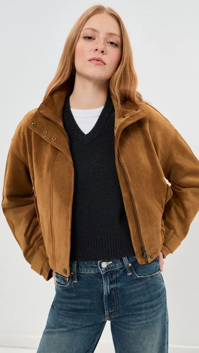 Veronica Beard Bateman Suede Jacket | Thumbnail 5 Veronica Beard Bateman Suede Jacket | Thumbnail 5