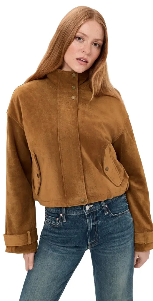 Veronica Beard Bateman Suede Jacket