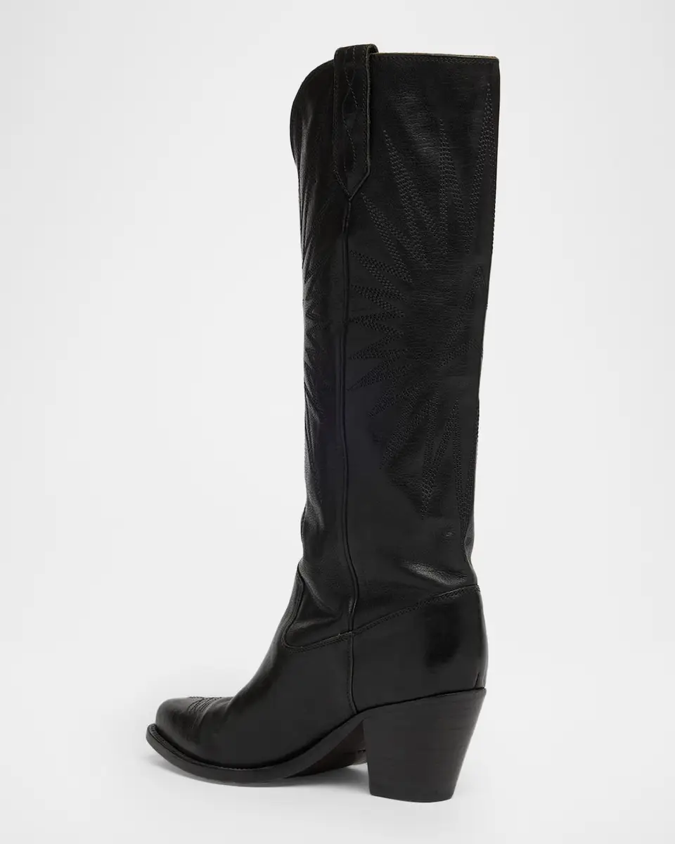 Golden Goose Wish Star Francesca Knee High Cowboy Boots | Thumbnail 4