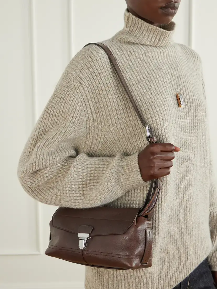 Lemaire Gear Small Textured-leather Shoulder Bag | Thumbnail 2 Lemaire Gear Small Textured-leather Shoulder Bag | Thumbnail 2