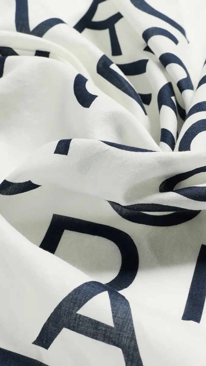 Clare V. Clare V. Le Text Cotton Bandana | Thumbnail 6 Clare V. Clare V. Le Text Cotton Bandana | Thumbnail 6
