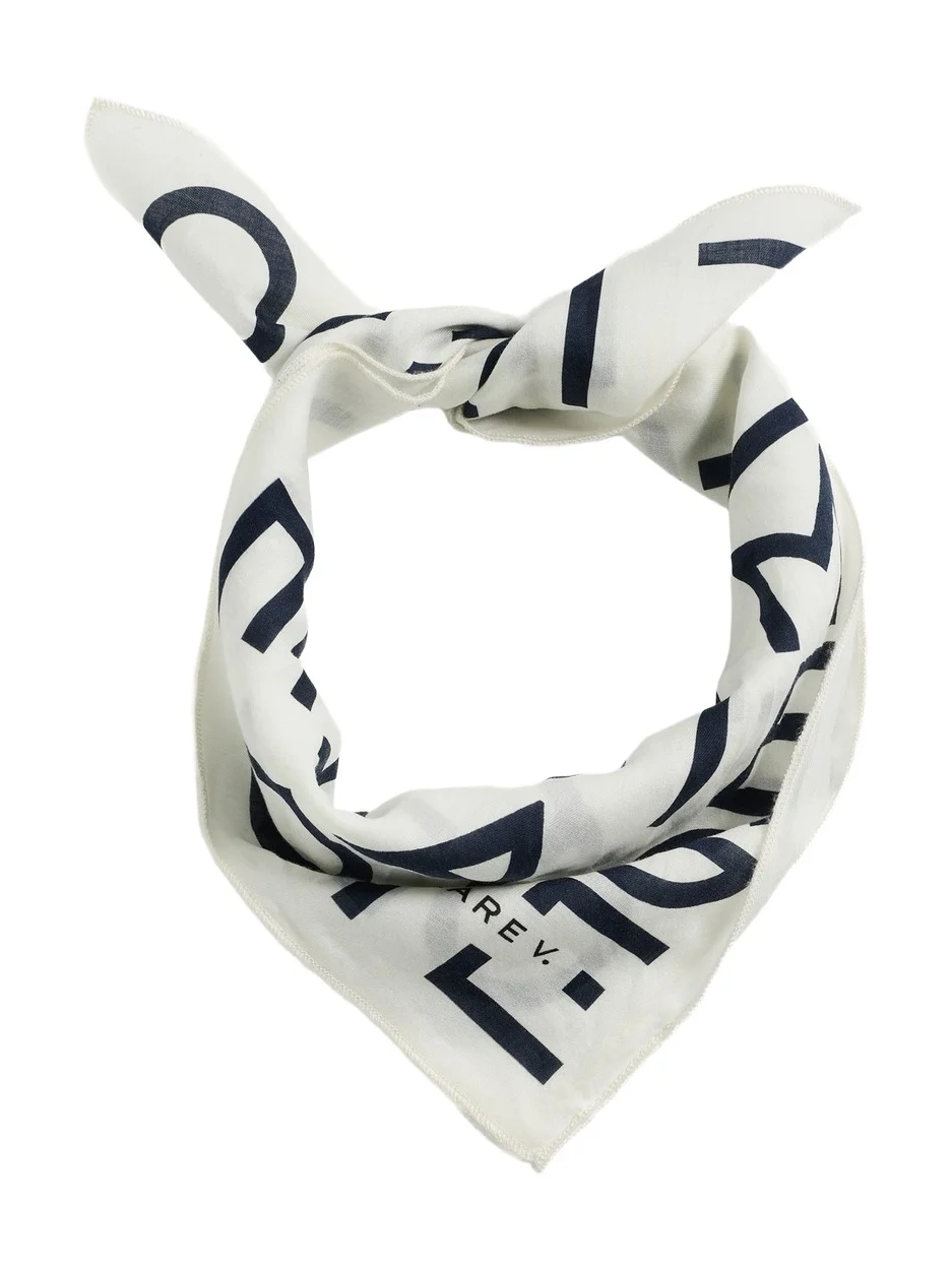 Clare V. Le Text Cotton Bandana Clare V. Le Text Cotton Bandana