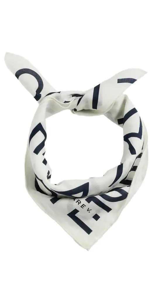 Clare V. Clare V. Le Text Cotton Bandana