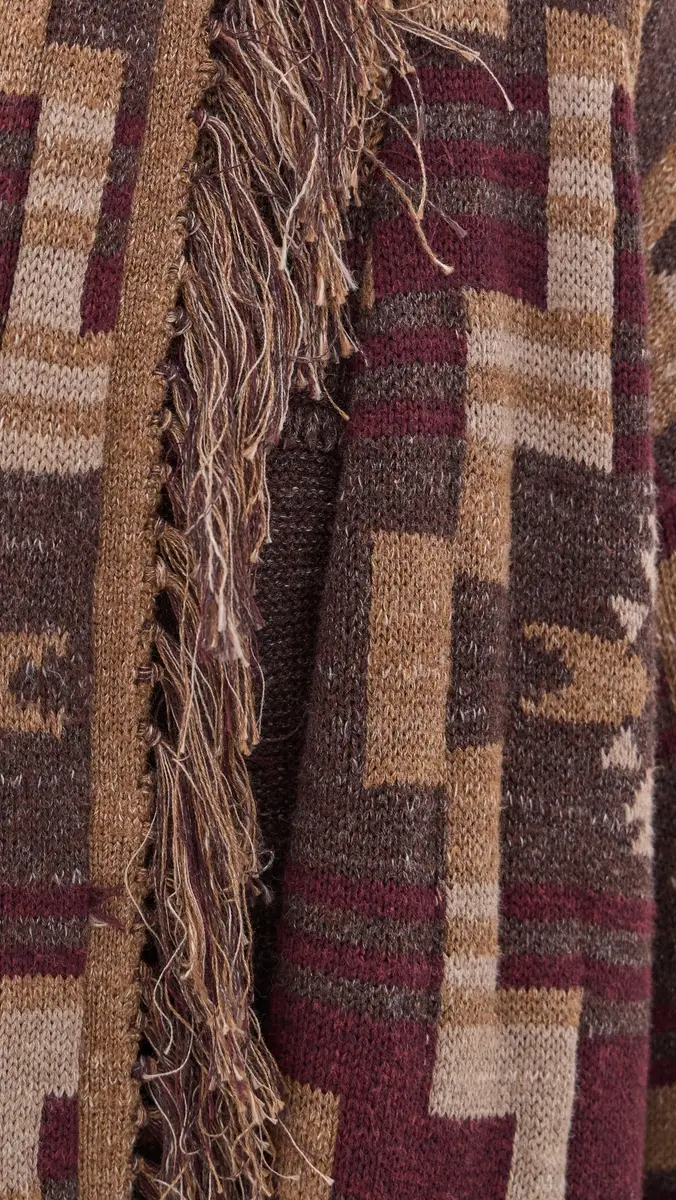 L'Agence Jair Jacquard Fringe Cardigan | Thumbnail 6