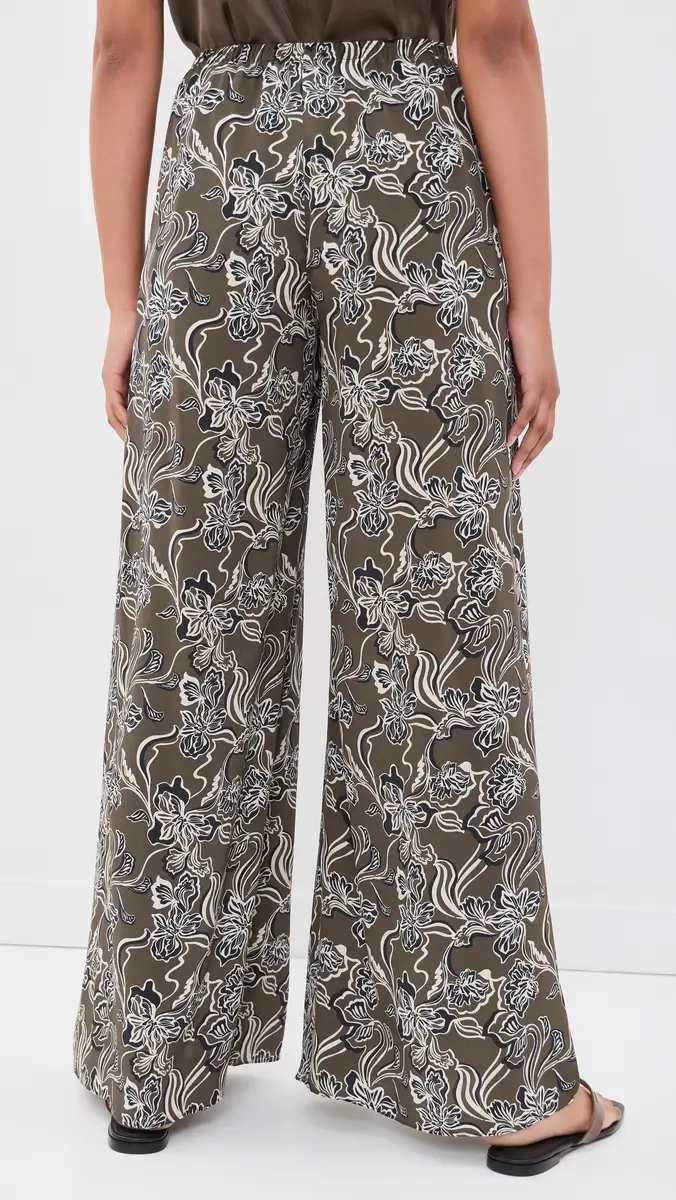 La Ligne Pleated Wide Silk Pants | Thumbnail 4 La Ligne Pleated Wide Silk Pants | Thumbnail 4