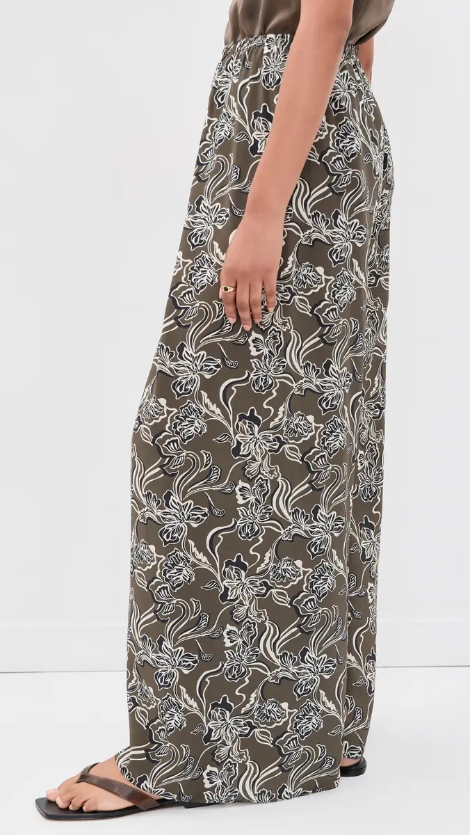 La Ligne Pleated Wide Silk Pants | Thumbnail 5 La Ligne Pleated Wide Silk Pants | Thumbnail 5