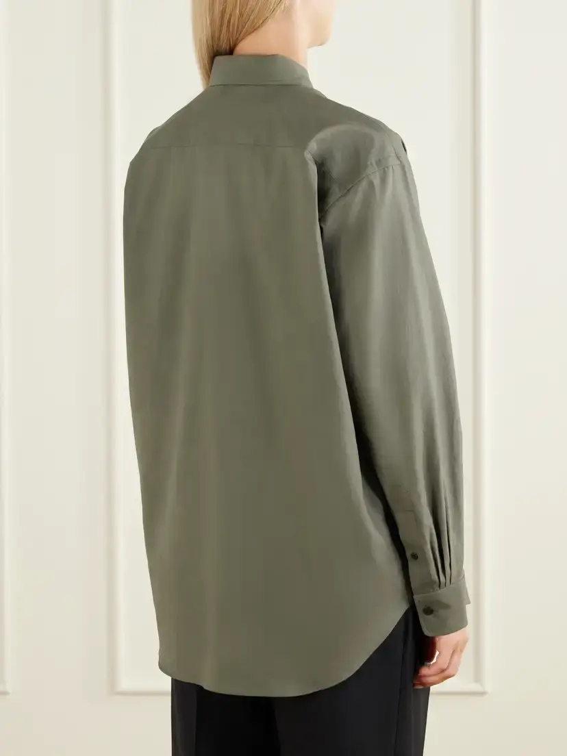 Auralee Cotton-twill Shirt | Thumbnail 4 Auralee Cotton-twill Shirt | Thumbnail 4