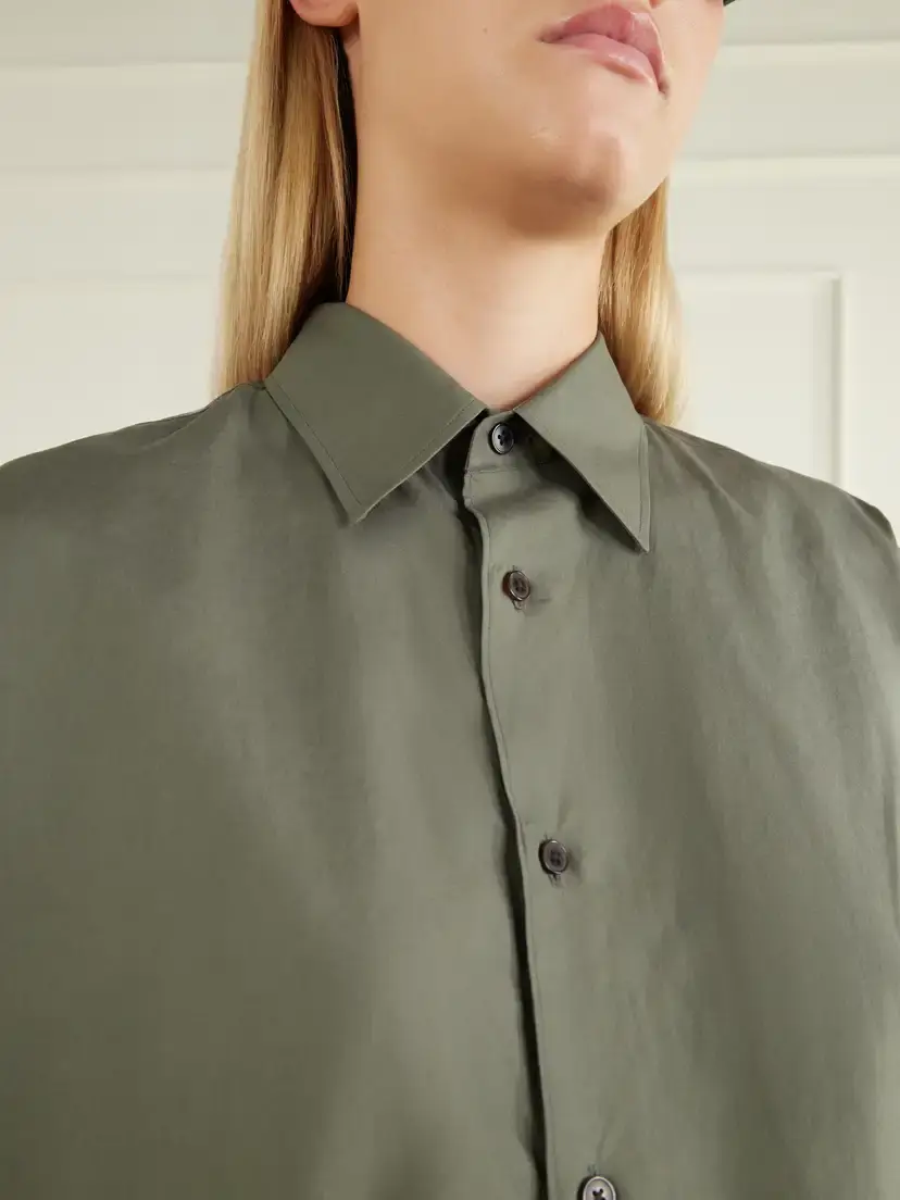 Auralee Cotton-twill Shirt | Thumbnail 5 Auralee Cotton-twill Shirt | Thumbnail 5