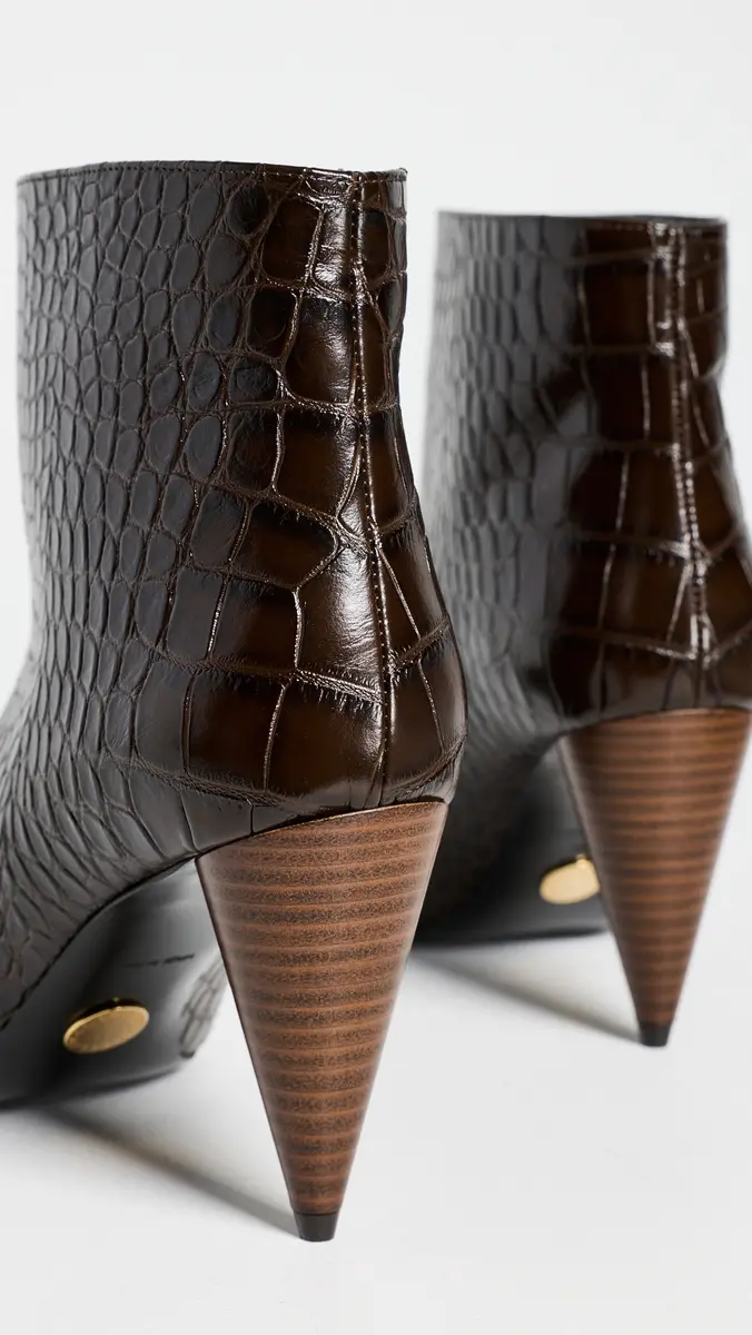Stella McCartney Wide Cone Heel Booties | Thumbnail 4 Stella McCartney Wide Cone Heel Booties | Thumbnail 4