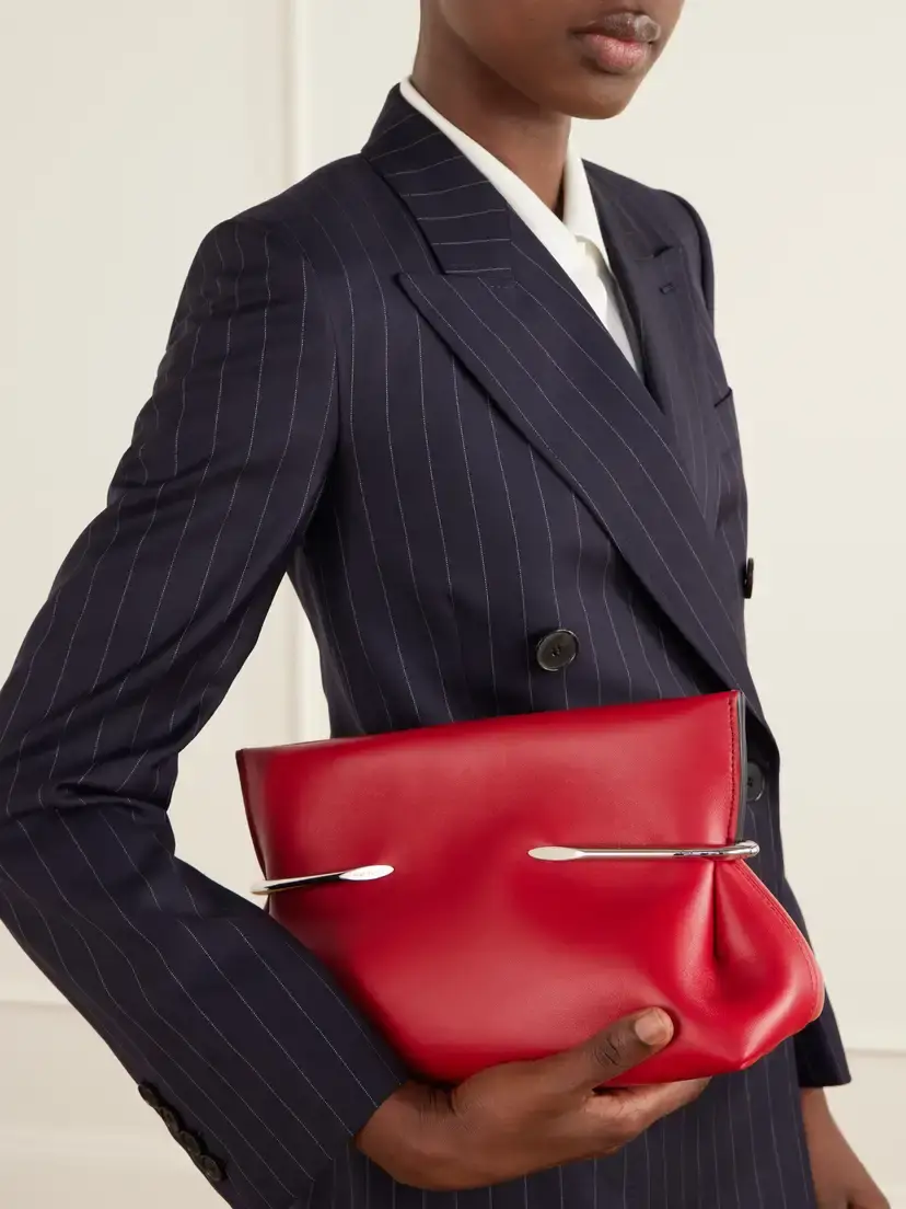 Givenchy Pinch Soft Leather Clutch | Thumbnail 2