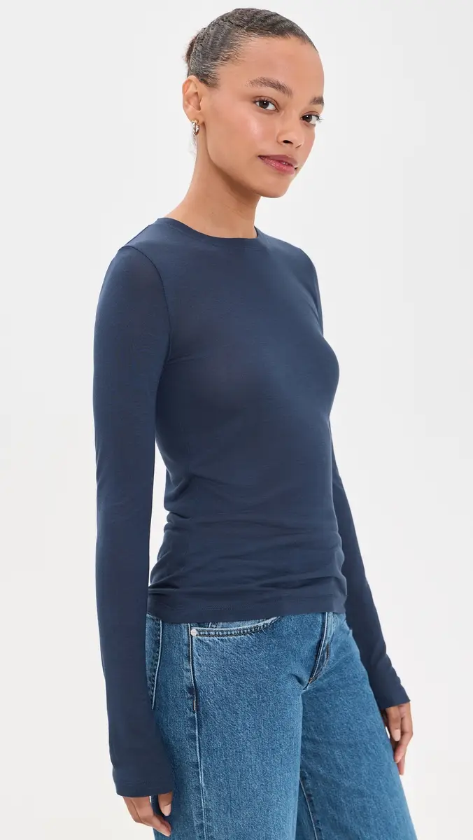 La Ligne Long Sleeve Feather Weight Tee | Thumbnail 4 La Ligne Long Sleeve Feather Weight Tee | Thumbnail 4