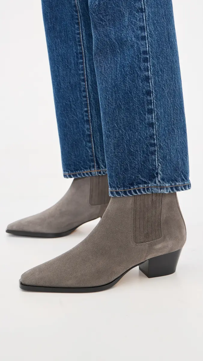 aeyde Agata Suede Ankle Boots | Thumbnail 3