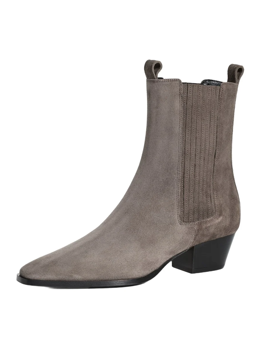 aeyde Agata Suede Ankle Boots