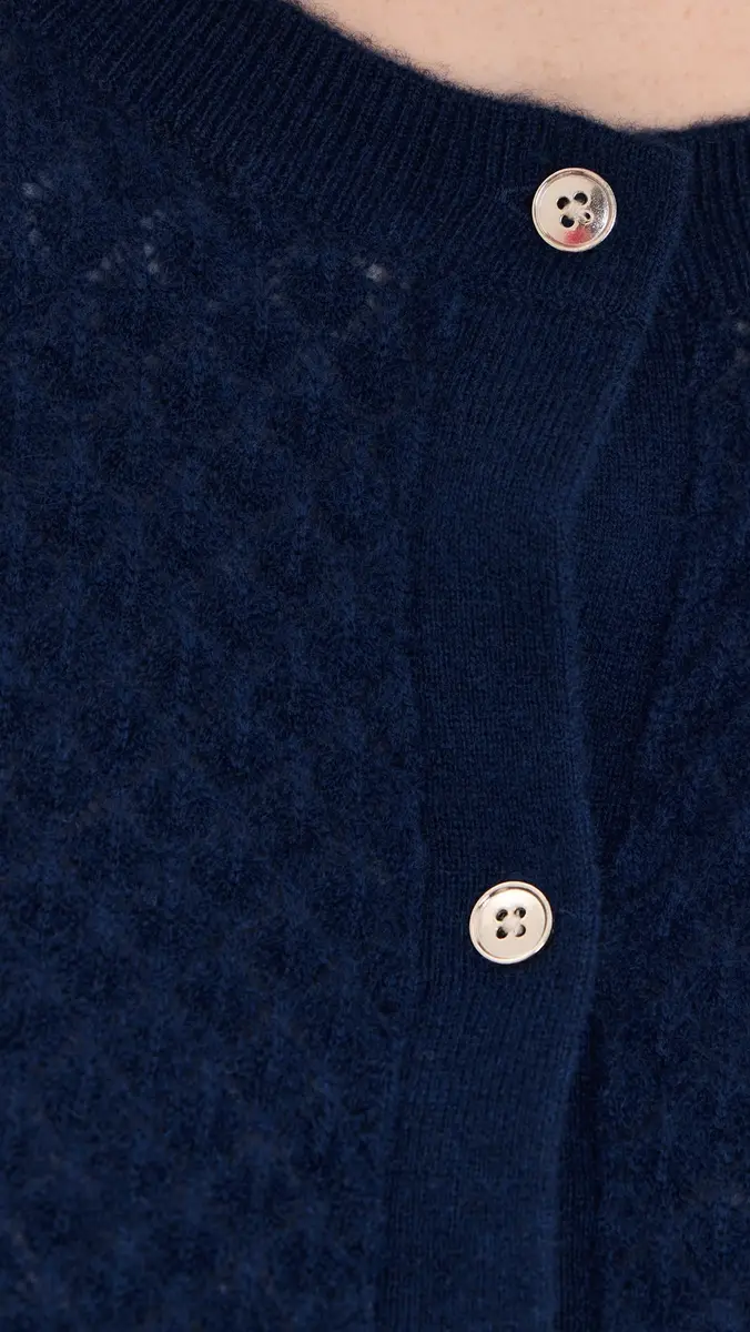 Alice + Olivia Sabine Puff Sleeve Crop Cardigan | Thumbnail 6 Alice + Olivia Sabine Puff Sleeve Crop Cardigan | Thumbnail 6