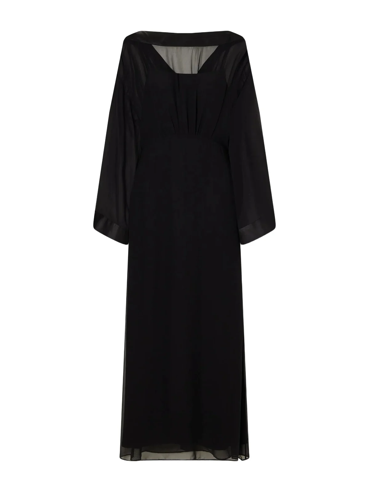 Saloni Yuki Layered Organza And Silk Maxi Dress