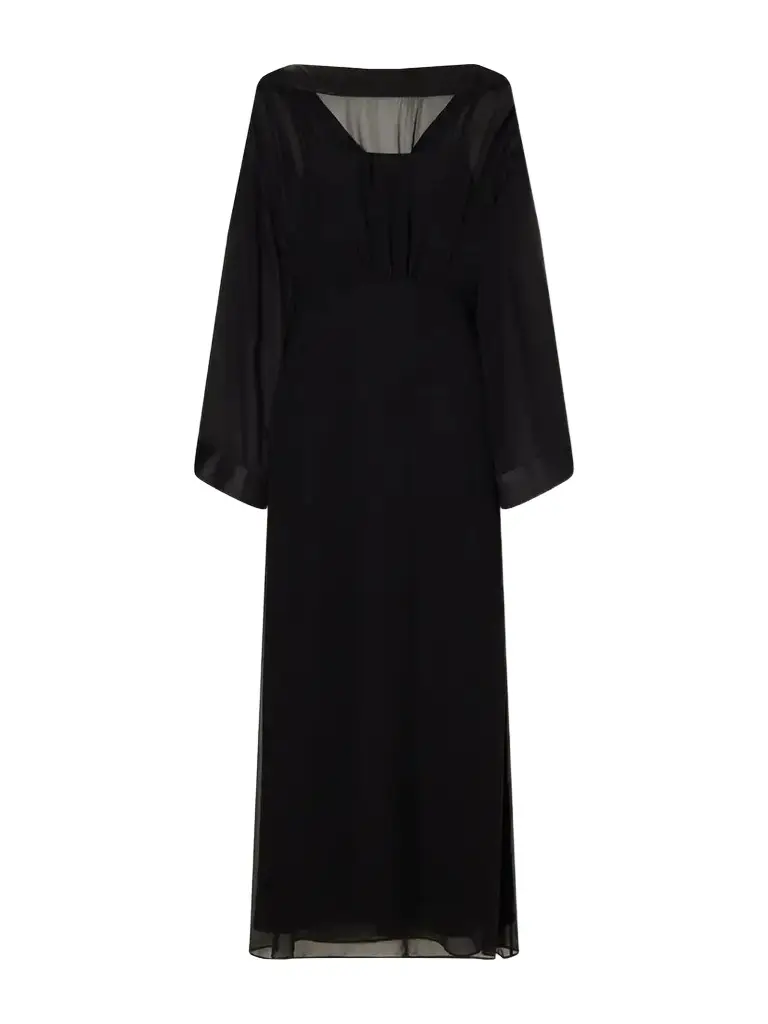 Saloni Yuki Layered Organza And Silk Maxi Dress