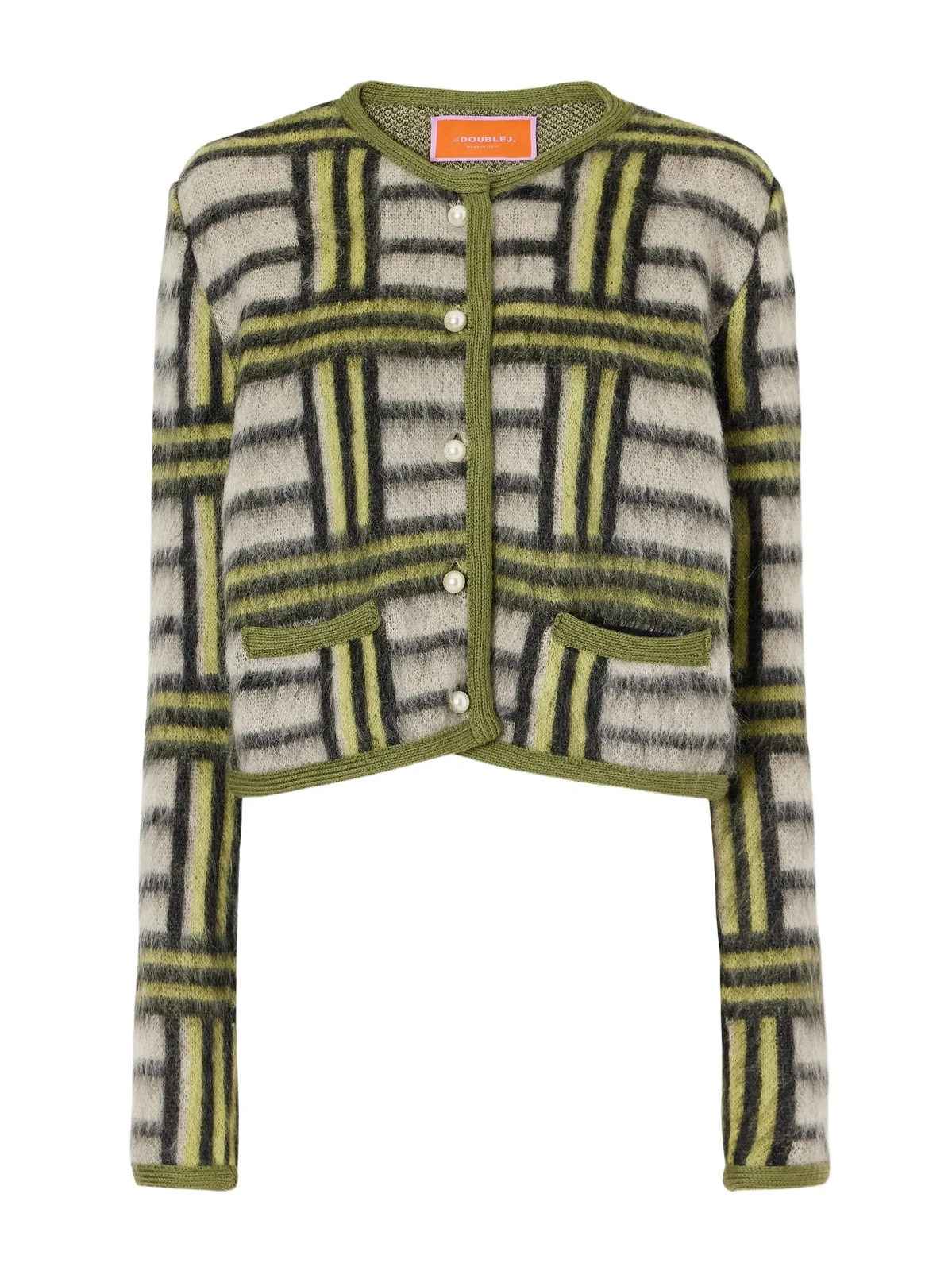 Check Wool-blend Cardigan Check Wool-blend Cardigan