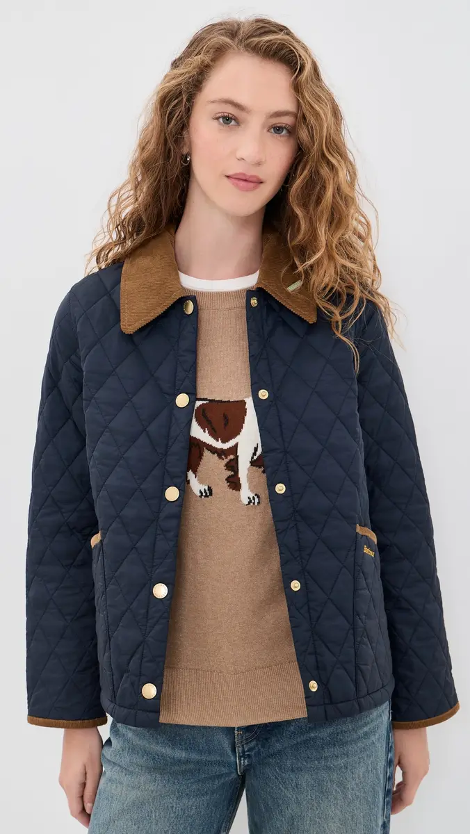 Barbour Icons Cropped Liddesdale Quilted Jacket | Thumbnail 2 Barbour Icons Cropped Liddesdale Quilted Jacket | Thumbnail 2