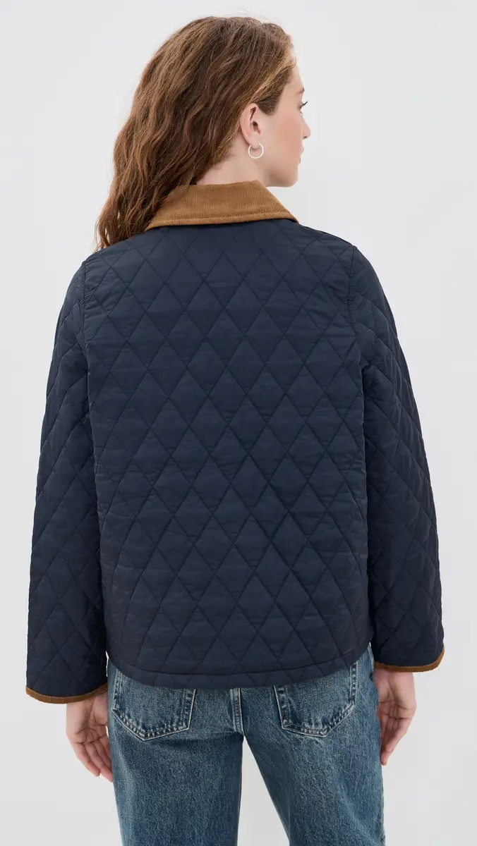 Barbour Icons Cropped Liddesdale Quilted Jacket | Thumbnail 3 Barbour Icons Cropped Liddesdale Quilted Jacket | Thumbnail 3