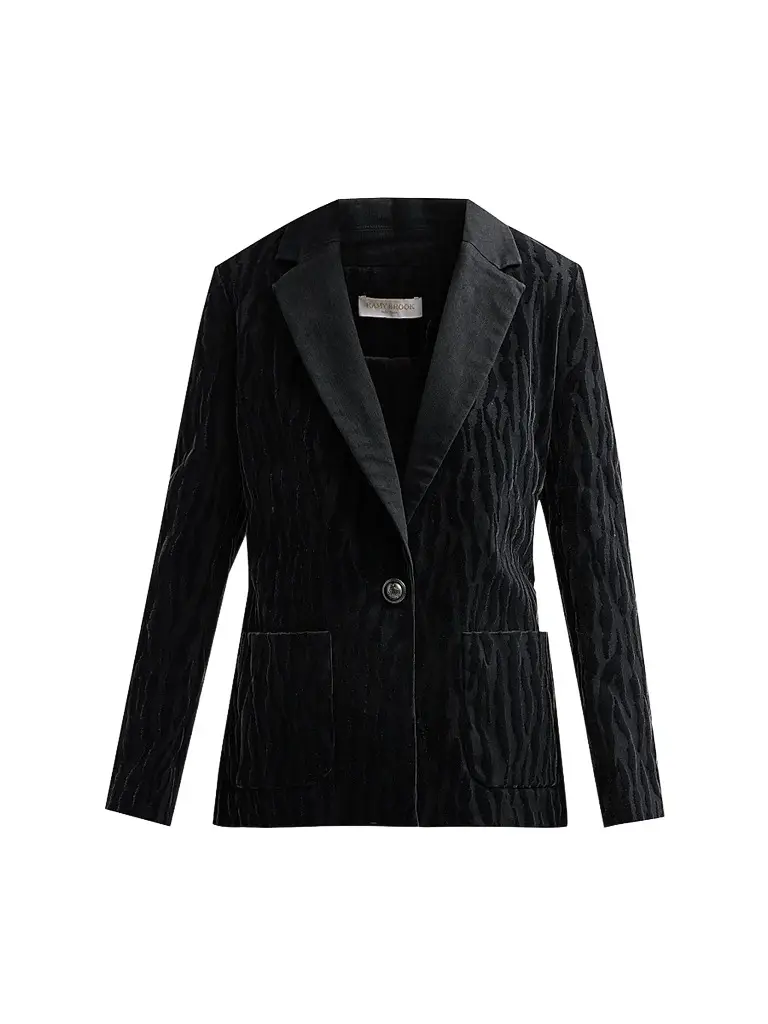 Women's Liana Cotton-Blend Velvet Blazer Women's Liana Cotton-Blend Velvet Blazer