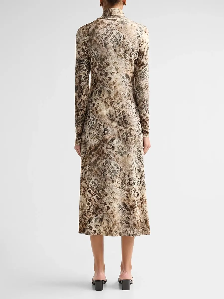 Ramy Brook Women's Valerie Snake-Print A-Line Midi Dress | Thumbnail 3 Ramy Brook Women's Valerie Snake-Print A-Line Midi Dress | Thumbnail 3
