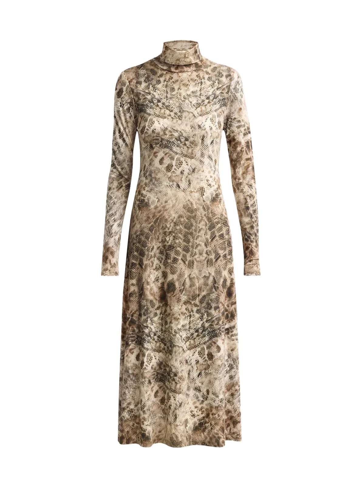 Ramy Brook Women's Valerie Snake-Print A-Line Midi Dress