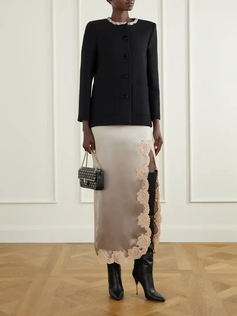 Valentino Garavani Deboot 105 Paneled Leather Over-the-knee Boots | Thumbnail 4