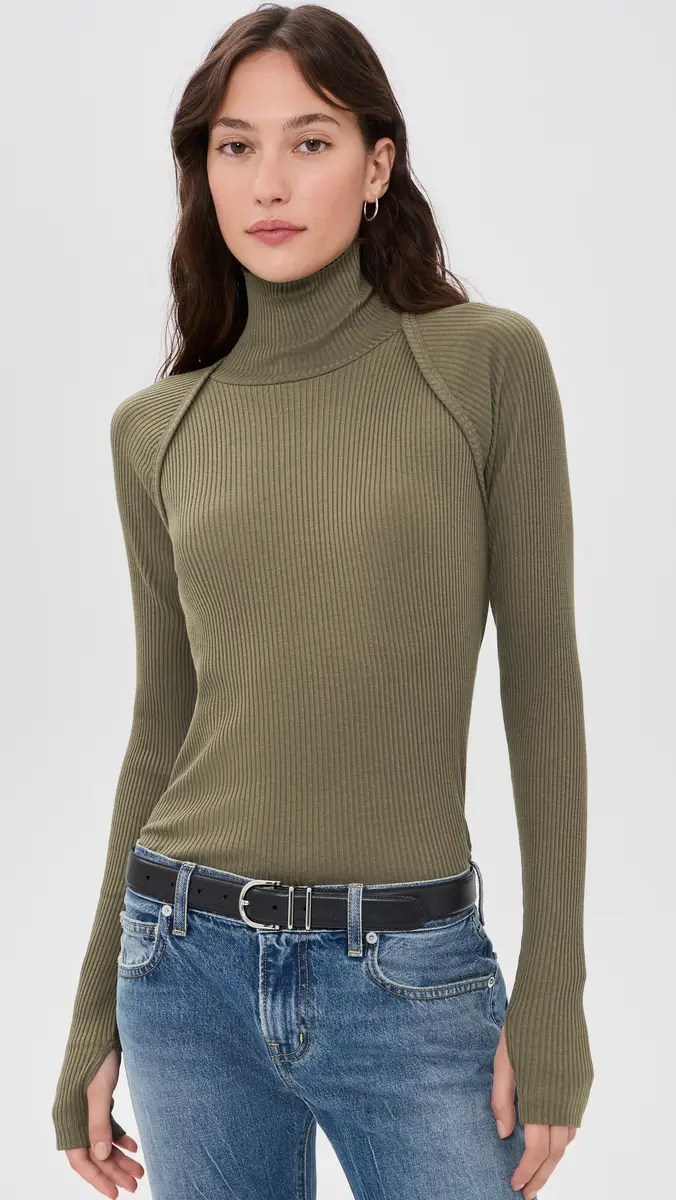 Helmut Lang Shrug Layer Turtleneck | Thumbnail 2 Helmut Lang Shrug Layer Turtleneck | Thumbnail 2