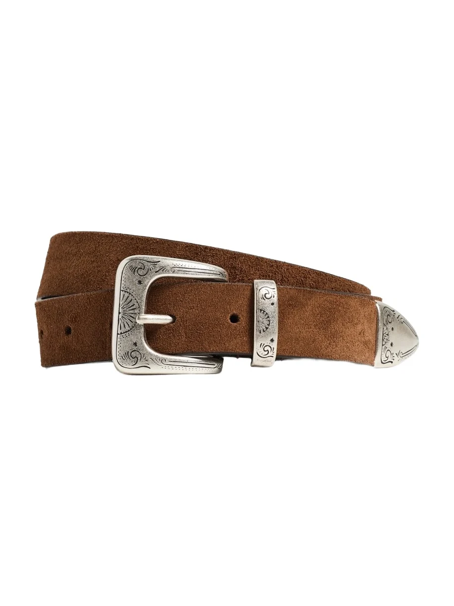 Anderson's Narrow Casual Nubuck Belt