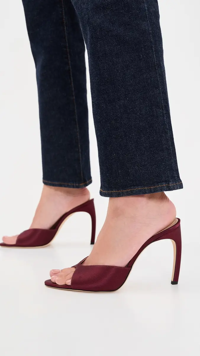Victoria Beckham Harlow Open Toe Stiletto Mules 100 | Thumbnail 3 Victoria Beckham Harlow Open Toe Stiletto Mules 100 | Thumbnail 3