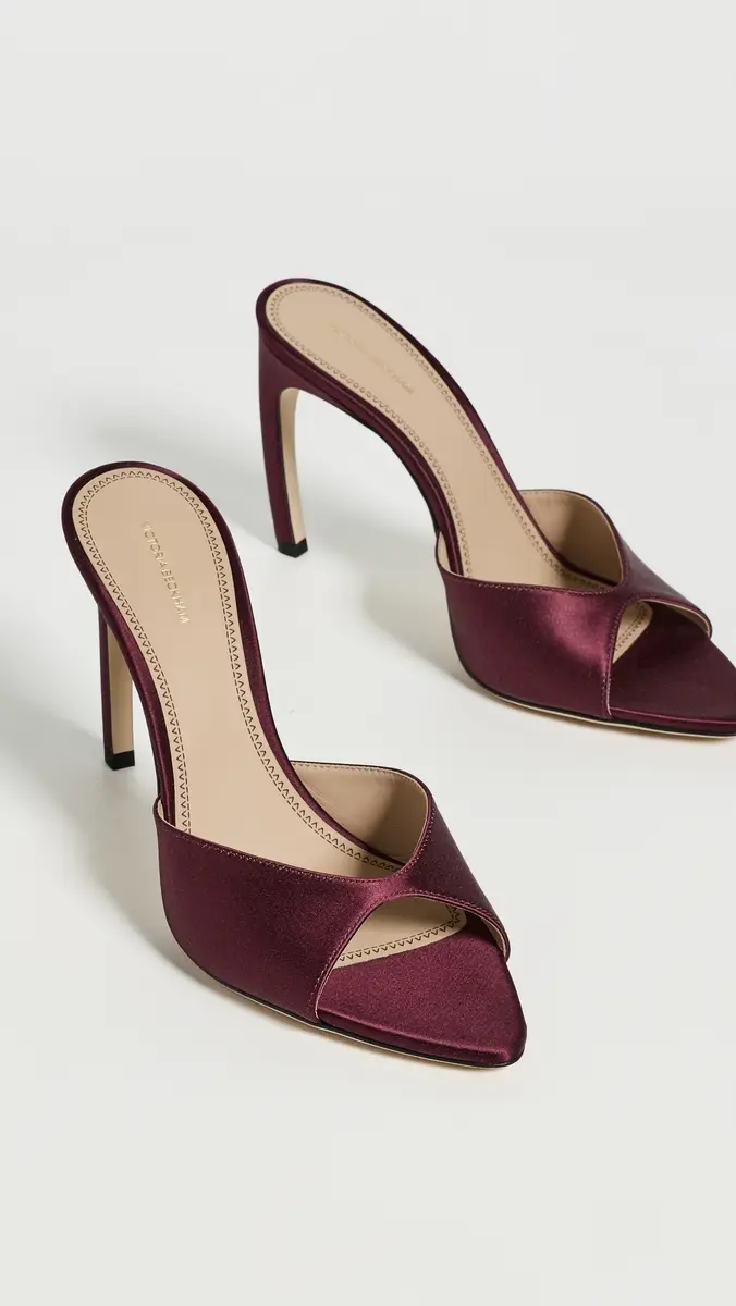 Victoria Beckham Harlow Open Toe Stiletto Mules 100 | Thumbnail 5 Victoria Beckham Harlow Open Toe Stiletto Mules 100 | Thumbnail 5