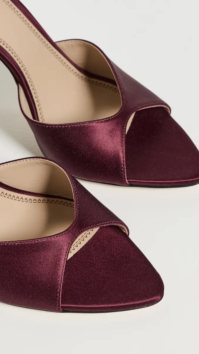 Victoria Beckham Harlow Open Toe Stiletto Mules 100 | Thumbnail 6 Victoria Beckham Harlow Open Toe Stiletto Mules 100 | Thumbnail 6
