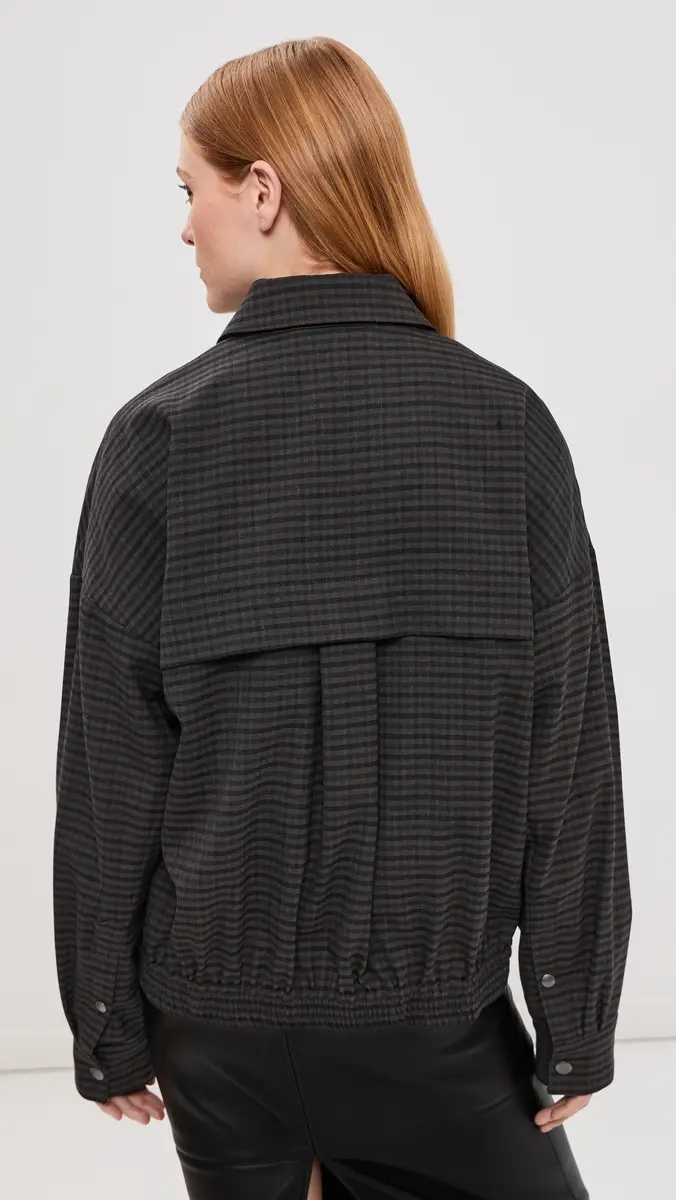 Tibi Cedrick Suiting Bomber Jacket | Thumbnail 3 Tibi Cedrick Suiting Bomber Jacket | Thumbnail 3